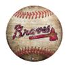 Braves 12" Baseball Shaped Sign view 1
