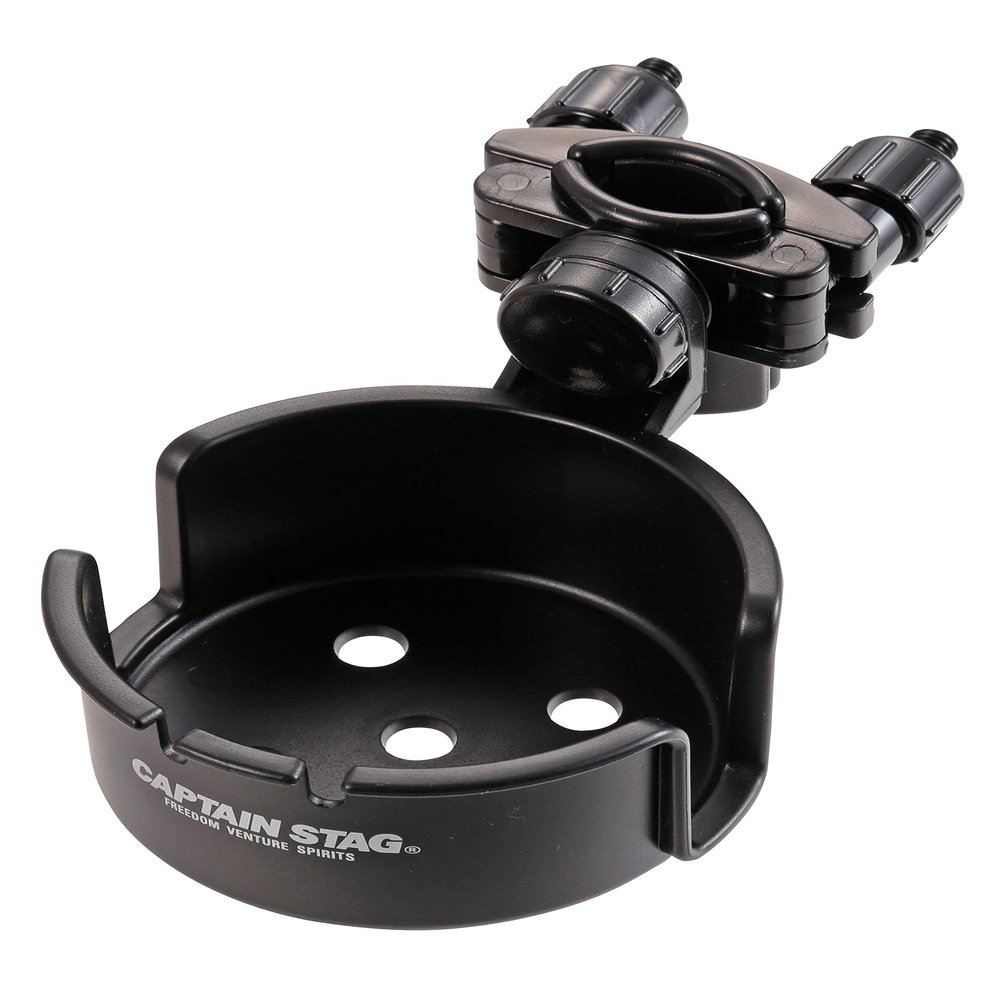 Captain Stag UC-1695 Camping Equipment Chair Cup Holder Drink Holder Black