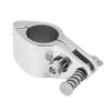 316 Stainless Steel Marine Boat Awning Hardware Fitting, 7/8 Inch Jaw-like Slide Hinged Clamp, Mirror Polished Bimini Top Railing Hinge view 1