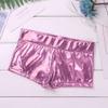 CHICTRY Child Girls Activewear Sequins Mermaid Tank Top & Shorts Set for Gymnastics Leotard Dancing Sequins Pink 8-10 view 4