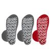 Nobles Non-Skid Bariatric Slipper Socks - XXXL Dic S disabled Socs, Hospital Socs for Swollen Feet, 3 Pairs (2 Grey, 1 Red) view 3