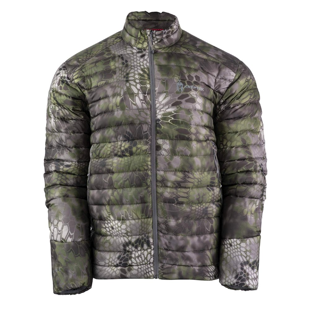 Kryptek Men's Standard Ghar Jacket, Altitude Collection Featuring Insulated Goose Down and Primaloft Gold Blend, XX-Large