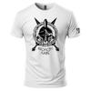 Spartan Molon Labe T-Shirt - Cotton Crew Neck Warrior Print Shirt for Men White view 1