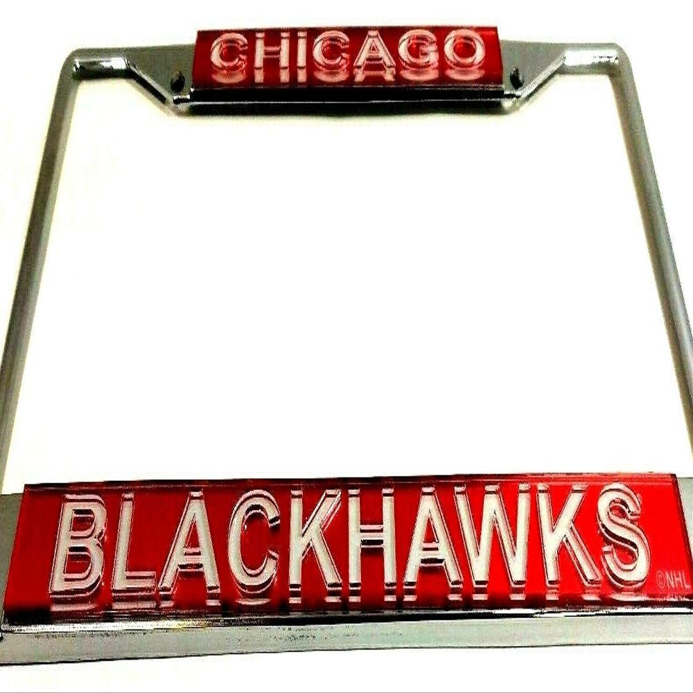 CHICAGO Blackhawks Acrylic License Plate Frame