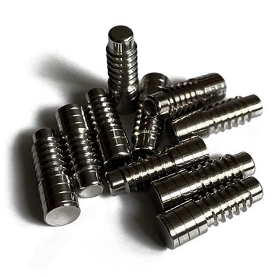 10PCS Polished 3/8-11 Pool Cue Joint Protector SS Pin Screw Studs - Stainless Steel