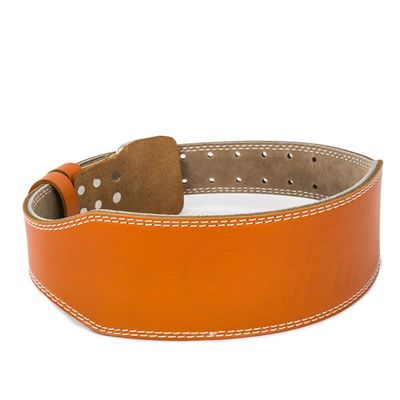 Kmgjc Professional Leather Weightlifting Belt - Training Sports Protective Gear Waist Support Unisex (Color : A, Size : S)
