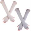 Chuangdi 2 Pairs Women UV Sun Protection Driving Gloves Touchscreen Arm Sun Block Gloves for Outdoor Sports Summer Supplies view 1