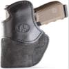 1791 GUNLEATHER Glock 19 Holster- Rigid IWB Leather Gun Holster - Right Handed - Glock 17, 19, 22, 23, 25, 26, 27, 29, S&W MP40 MP9 Shield, Sig P225, Springfield XD9 XD40, Ruger SR9 SR9c SR40 (RCH-4) view 1