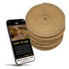 TOFL Baseball Glove Lace Kit | Leather Lacing for Baseball & Softball Glove Repair - 72" Long Strips - Medium Brown 6 view 1