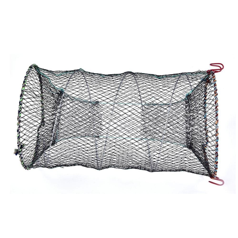 Fishing Net Trap, Fishing Net Crawfish Traps,Portable Folding Fish Net Cage Lobster Crayfish Crab Shrimp Fish Trap Shrimp Cast Mesh Trap Fishing Equipment(25cm)
