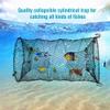Fishing Net Trap, Fishing Net Crawfish Traps,Portable Folding Fish Net Cage Lobster Crayfish Crab Shrimp Fish Trap Shrimp Cast Mesh Trap Fishing Equipment(25cm) view 3