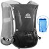 Win.Deeper 5L Lightweight Running Backpack Outdoor Sports Trail Racing Marathon Hiking Fitness Bag Hydration Vest Pack (Black +1.5L Water Bladder) view 1