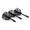 CUESOUL 9 Pieces Integrated Dart Shaft and Flights Dart Shaft Length 21mm/28mm/33mm,Black Skull Dart Flights view 4