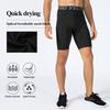 Yuerlian Compression Shorts Men with Pocket Spandex Sport Shorts Athletic Workout Running Performance Baselayer Underwear 1 Packs view 4