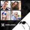 Aviator Sunglasses for Men Polarized Women UV Protection Lightweight Driving Fishing Sports Unisex glasses MX208 Black Frame Lens view 3