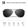 Aviator Sunglasses for Men Polarized Women UV Protection Lightweight Driving Fishing Sports Unisex glasses MX208 Silver Frame Black Lens view 4