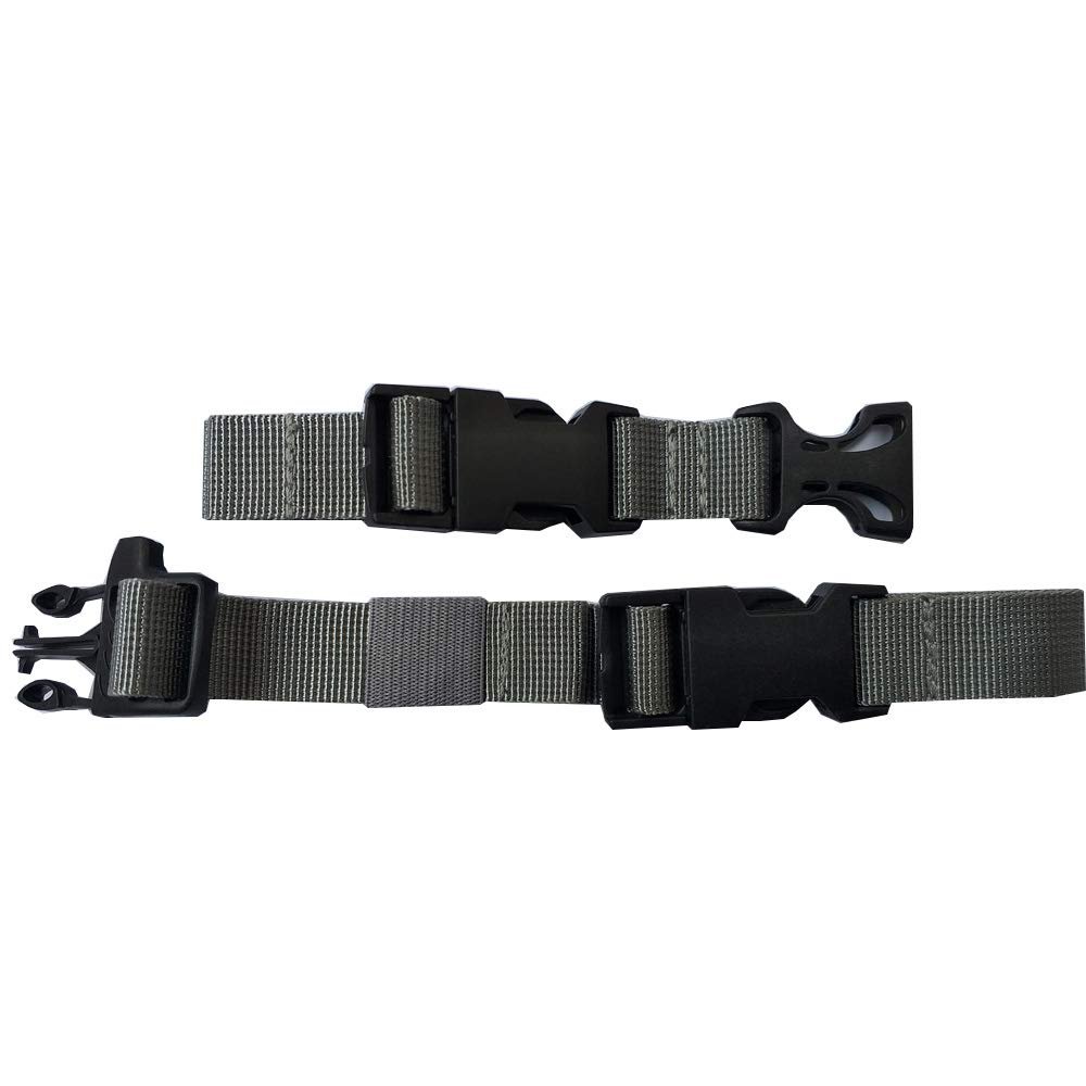 Amlrt Backpack Chest Strap- Nylon - Adjustable Universal (Grey)