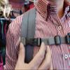 Amlrt Backpack Chest Strap- Nylon - Adjustable Universal (Grey) view 2