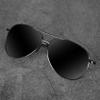 Aviator Sunglasses for Men Polarized Women UV Protection Lightweight Driving Fishing Sports Unisex glasses MX208 Gun Frame Black Lens view 2