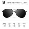 Aviator Sunglasses for Men Polarized Women UV Protection Lightweight Driving Fishing Sports Unisex glasses MX208 Gun Frame Black Lens view 4