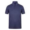 Henbury Mens Stretch Microfine Pique Polo Shirt (XXL) (Navy) view 1