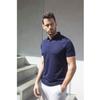 Henbury Mens Stretch Microfine Pique Polo Shirt (XXL) (Navy) view 2