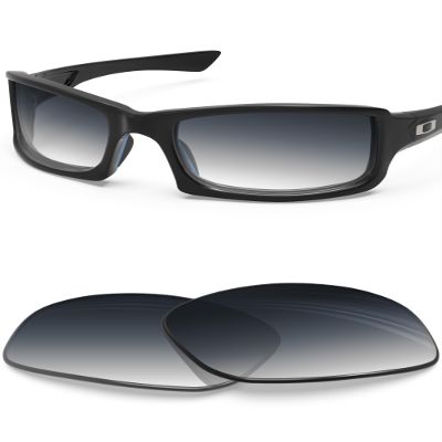 BLAZERBUCK Anti-salt Replacement Lenses for Oakley Fives Squared(4+1) OO9238 Sunglasses - Grey Gradient