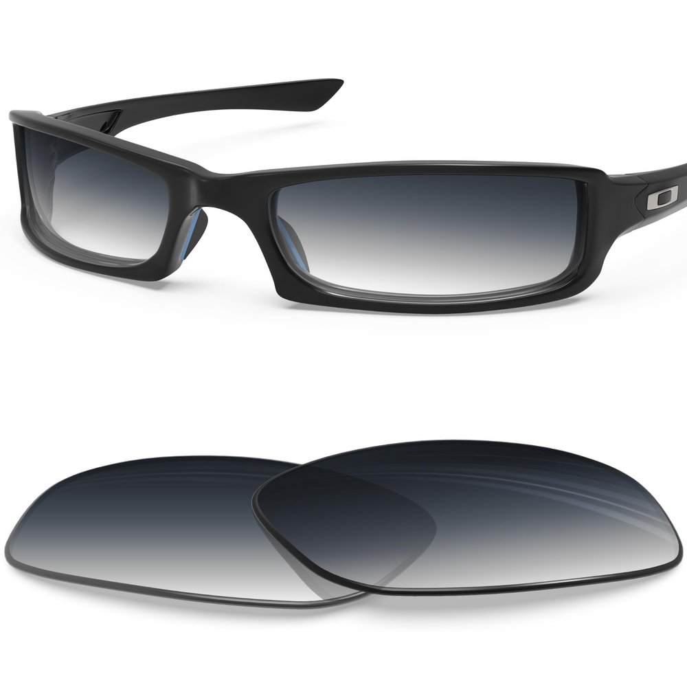 BLAZERBUCK Anti-salt Replacement Lenses for Oakley Fives Squared(4+1) OO9238 Sunglasses - Grey Gradient