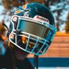 Loudmouth Football Mouth Guard - 3D Chrome Beast Football Mouthpiece, Fits Adult & Youth Ages 5+, Accessories Mouth Guard (3D Beast - Chrome Black/Gold) view 2