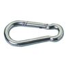 Stainless Steel 316 Snap Hook Spring Loaded Link Carabiner Connector Marine Grade by MarineNow (11x120mm (4-3/4 x 7/16), 05-Pack) view 1