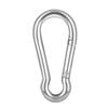 Stainless Steel 316 Snap Hook Spring Loaded Link Carabiner Connector Marine Grade by MarineNow (11x120mm (4-3/4 x 7/16), 05-Pack) view 2