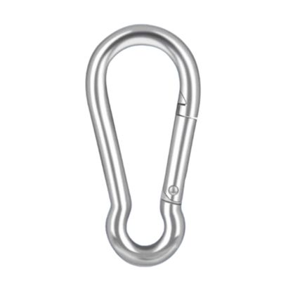 Stainless Steel 316 Snap Hook Spring Loaded Link Carabiner Connector Marine Grade by MarineNow (05x50mm (2 x 3/16), 05-Pack)