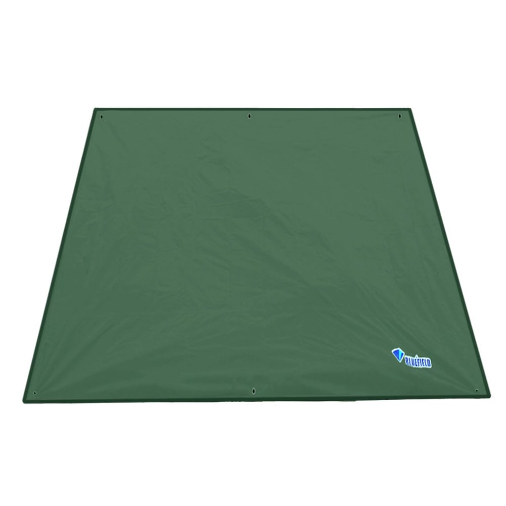 Azarxis Hammock Rain Fly Tent Tarp Ground Cloth Footprint Shelter Sunshade Beach Picnic Blanket Mat Sand Free Large Portable Waterproof Oxford (Green, M - 71 x 86.6 inches)