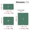 Azarxis Hammock Rain Fly Tent Tarp Ground Cloth Footprint Shelter Sunshade Beach Picnic Blanket Mat Sand Free Large Portable Waterproof Oxford (Green, M - 71 x 86.6 inches) view 2