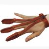SHARROW Compound Bow Finger Tab Three Finger Tab Glove Suede Leather Finger Tab for Hunting view 1