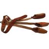 SHARROW Compound Bow Finger Tab Three Finger Tab Glove Suede Leather Finger Tab for Hunting view 4