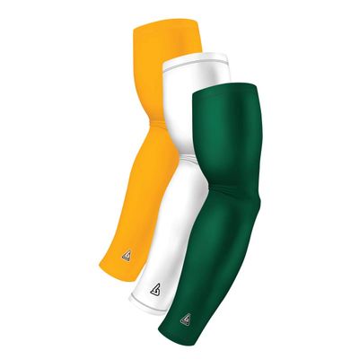 Compression Arm Sleeves Youth | Kids Athletic Sports Sleeves for Baseball Football Basketball Golf Tennis Volleyball Softball | Cooling UV Sun Protection | 3 Shooting Sleeves