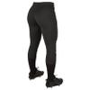 CHAMPRO Girls' Fireball Low-Rise Knicker-Style Fastpitch Softball Pants in Solid Color with Reinforced Knees view 2