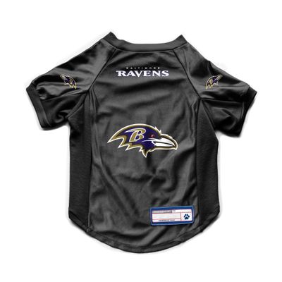 Littlearth NFL Baltimore Ravens Stretch Pet Jersey, Team Color, Medium