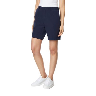 32 Degrees Women Stretch Woven Bermuda, Hero Navy, Size Large