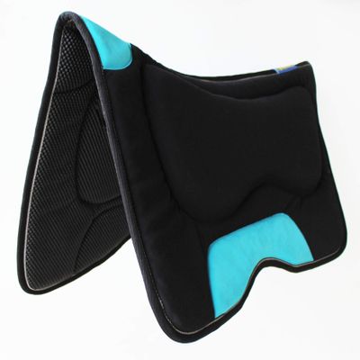 CHALLENGER 31"x32" Horse Western Contoured Neoprene Shock Absorbing Saddle Pad 39181TR