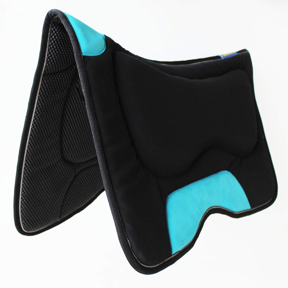 CHALLENGER 31"x32" Horse Western Contoured Neoprene Shock Absorbing Saddle Pad 39181TR