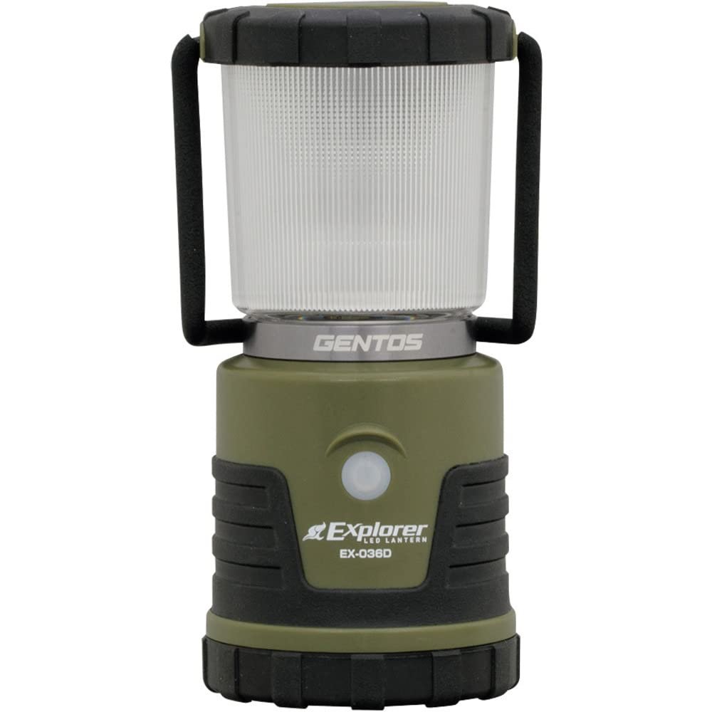 GENTOS EX-036D LED Lantern, AA Battery Operated, 450 Lumens, Explorer, Camping, Outdoor, Light, Disaster Preparedness