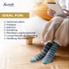 Pembrook Light Compression Socks for Women - 6 Pairs | Floral & Striped | 8-15 mmHg|Cotton view 4