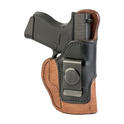 1791 GUNLEATHER Glock 43 Holster - Rigid IWB Premium Leather Gun Holster - Right Handed - Fits Glock 43, 43X, 42, 1911 3" Colt, Kimber & Sig, Bersa Thunder, Ruger LC9, SR22, P365, Walther P22