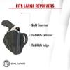 1791 GUNLEATHER Taurus Judge Holster - OWB Leather Revolver Holster - Right Handed - Fits S&W Governor, Taurus Judge and Taurus Public Defender view 3