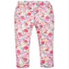 Mayoral Chic Little Girls 2-9 Red/Multi Floral Print Woven Pants, Red,6 view 2