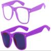 2 Pack Kids Glasses Purple Clear Lens Polarized Smoke Lens view 1