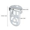 Lixada 1 Pair Bicycle Folding Foot Rest for Kids Bike Rear Seat Safety Footrest Foot Plates Pedals view 3