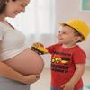 Tstars Promoted to Big Brother and Digging It T-Shirt - Toddler Kids Sibling Shirt - Pregnancy Reveal Gift for Boys 4T Red view 2